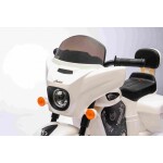 Mamido Dětská elektrická motorka Chopper INDIAN bílá