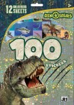 Dinosauři - 100 samolepek s omalovánkovými listy