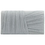Elegantní dámské psaníčko MOON Blissa, stříbrné