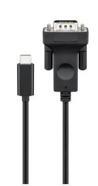 MicroConnect kabel USB C (M) - VGA (M) 1.8m černá / 1920x1080 @ 60Hz (USB3.1CVGA1.8)