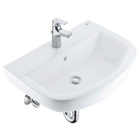 GROHE - Bau Ceramic Set umyvadla 60 cm a baterie Start Flow s výpustí, alpská bílá/chrom 39472000