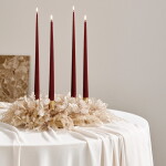 Ester & erik Zapichovací svícen na svíčku Gold Medium – set 4 ks, zlatá barva, kov