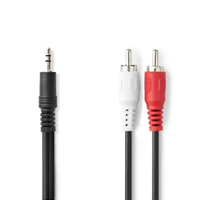 Nedis Stereo Audio kabel jack 3.5 mm (M) - 2x RCA (M) 3.00 m černá (CAGL22200BK30)