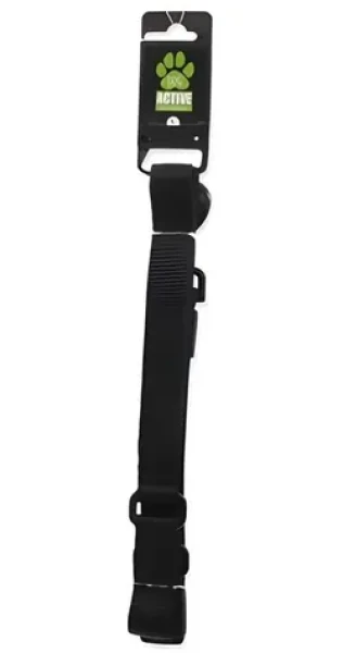 ACTIVE DOG Vodítko Bungee Neoprene L černé / Neopren, nylon / Šířka 2,5 cm, délka 120 cm (0904-90461)