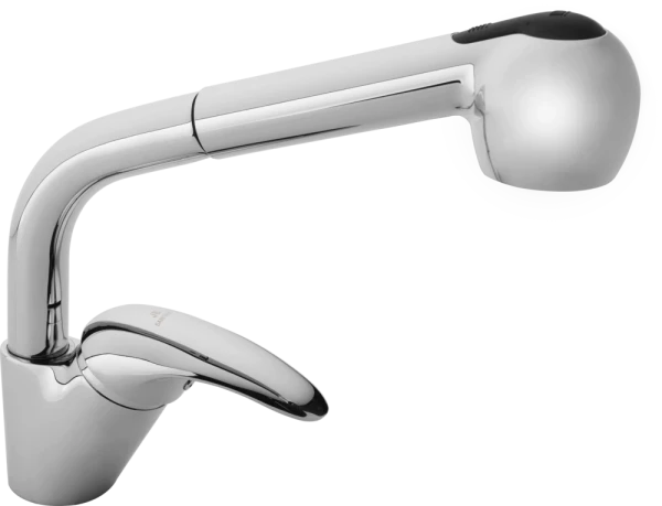 JB Sanitary Baterie do kuchyně s vytahovací sprchou, stojánková, teleskopická H10 26 00