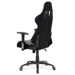 Kancelářské křeslo, houpací mechanismus, šedá látka, KA-F01 GREY