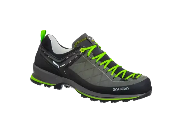 Salewa MS MTN Trainer 2 Leather pánské boty Smoked/Fluo Green vel. UK 10 / EU 44,5
