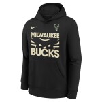 Nike Dětská mikina Milwaukee Bucks NBA Courtside Club Hoodie Černá (YOUTH)