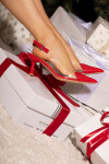 Lodičky YJX938 červené Farlina - Sweet Shoes 39
