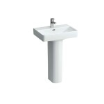 Laufen - Pro S Umyvadlo Compact, 55x38 cm, 1 otvor pro baterii, s LCC, bílá H8189584001041