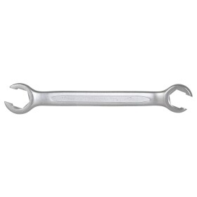 KSTOOLS® 517.9251 Otevřený oboustranný očkový klíč, zahnutý, 21 x 23 mm