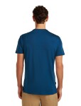 Pánské merino triko s krátkým rukávem ICEBREAKER Mens 125 Cool-Lite Sphere SS Tee Beta, Atlantis velikost: XXL