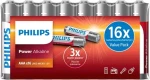 Philips baterie Power alkaline LR03P16F/10 AAA - 16 ks (6959033841590)