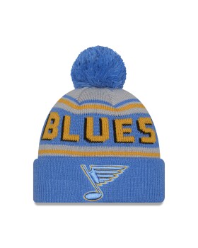 New Era Pánská zimní čepice St. Louis Blues NHL Pom Wordmark