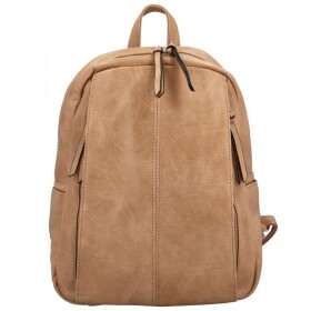 Stylový dámský koženkový kabelko/batoh Cedra, khaki