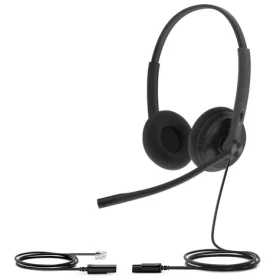 Yealink YHS34 Lite Dual / Stereo náhlavní souprava / mikrofon / QD RJ9 / pro IP telefony (YHS34LiteDual)