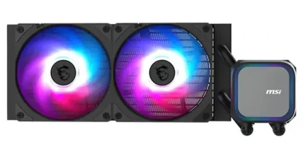 MSI MAG CoreLiquid A13 240 černá / 2x 120mm / 31.1 dB @ 2000 RPM / 62.6 CFM / AMD + Intel (306-7ZWCA11-L80)