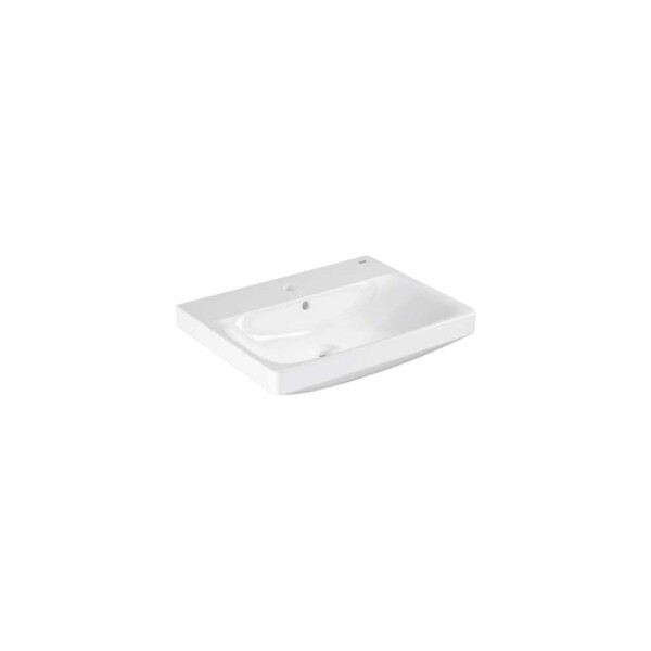 GROHE - Euro Ceramic Umyvadlo 60x47 cm, s přepadem, otvor pro baterii, alpská bílá 102415SH00