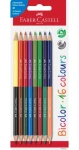 FABER-CASTELL Bicolor - Pastelky - papírová krabička 8 ks (116197)