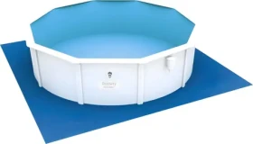BESTWAY Podložka pod bazén 58003 / 488 x 488 cm / PE / pro kruhové bazény do O 4,57 m (58003)