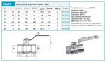 NOVASERVIS - Plynový kulový kohout MM 1/2" PL137/15