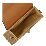 Moderní dámská crossbody kabelka Eugenie, béžová