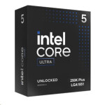 CPU INTEL Core Ultra 5 250K Plus, až 5.3GHz, 30MB L2, LGA1851, Box (bez chladiče) EDF_1077335