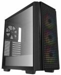 DEEPCOOL CG540 černá / E-ATX / 2xUSB 3.0 / 3x 120 mm + 1x140 mm / bez zdroje / průhledná bočnice (R-CG540-BKAGE4-G-1)