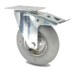 Feba Pojezdové kolečko bantamové ŠEDÉ O 200, otočné s brzdou 1720