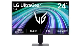 23.8" LG UltraGear 24G411B-B černá / Monitor / IPS / 1920x1080 / 16:9 / 144 Hz / 250 cd/m2 / HDMI DP (24G411B-B.AEU)