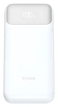 D-Link DPP-201 20000 mAh bílá / Power Bank / USB-C + USB-A / 65W PD3.0, QC3.0 / LED displej (DPP-201)