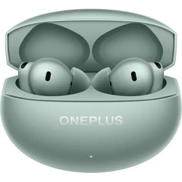 OnePlus Buds 4 Zen Green / Bluetooth sluchátka s mikrofonem / BT 5.4 / IP55 / ANC (5481158910)