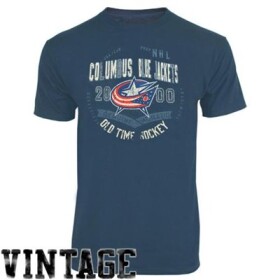 Old Time Hockey Pánské Tričko Columbus Blue Jackets Clemens Garment Velikost: S