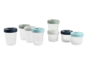 Beaba Sada kelímků na jídlo 4 x 150 ml 4 x 250 ml