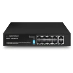 Matrix ENS108 / Switch / 10 portů / 10/100/1000 Mbps / PoE 120W (5901299960417)