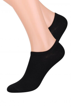 Dámské ponožky 007 black - Steven černá 38/40