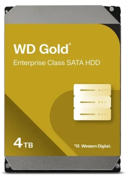 WD Gold 4TB / HDD / 3.5" / SATA III / 7 200 rpm / 256 MB cache / Interní / 5y (WD4004FRYZ)