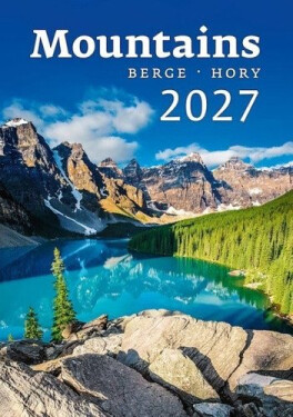 Kalendář nástěnný 2027 - Mountains/Berge/Hory