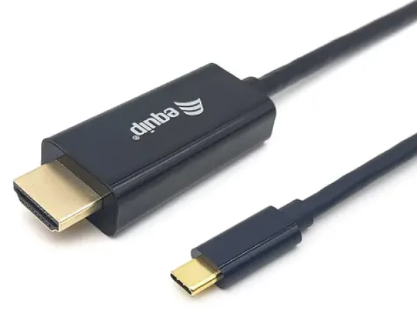 Equip černá / Redukce / USB-C / HDMI / 4K/30Hz / 3 m (133413)