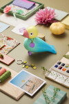 Kay Bojesen Dřevěný ptáček Joy Story Bird – sběratelská edice, modrá barva, dřevo