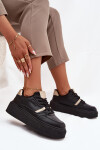 Dámské Sneakersy Na Platformě Big Star SS274360 Černé 36