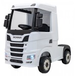 Mamido Elektrický kamion Scania R-SERIE 4x4 bílý