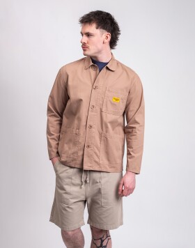 Service Works Twill Chore Shirt MUSHROOM XL