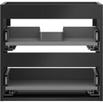 MEXEN - Box-A skříňka pro umyvadlo 50, 2 zásuvky, černá mat 91AX0-0500-470-2-71