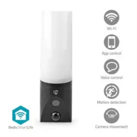 Nedis WIFICOL20BK / Chytrá venkovní kamera / Wi-Fi / SmartLif / Full HD 1080p / IP65 / microSD (WIFICOL20BK)