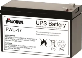 FIAMM FWU17 / Baterie pro UPS / náhrada za APC RBC17 / 12V / 9Ah / životnost 5 let