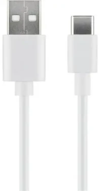 MicroConnect kabel USB C (M) - USB2.0 A (M) 2m bílá / 480Mbit/s (USB3.1CCHAR2W)