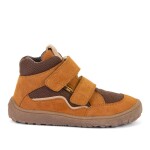 Dětské barefoot boty TEX AUTUMN Cognac Froddo G3110254-14 - hnědá - 37