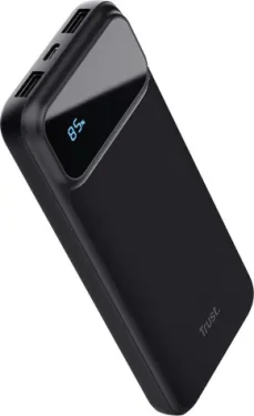 Trust Avala Powerbank 10000 černá / 20W PD / USB-C + 2x USB-A / LED displej (25882)