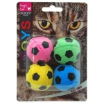 Magic Cat Hračka - míček pěnový fotbalový 3.75cm 4ks (453-30034)